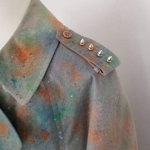 Refashioned Vintage Trench Coat (M/L) - Picture 11 of 16
